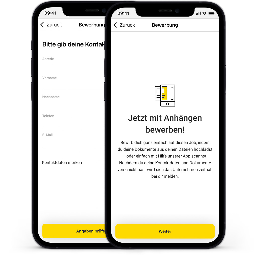 meinestadt.de App Entdecken-Bereich
