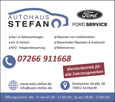 Autohaus Stefan GmbH - Ford Partner