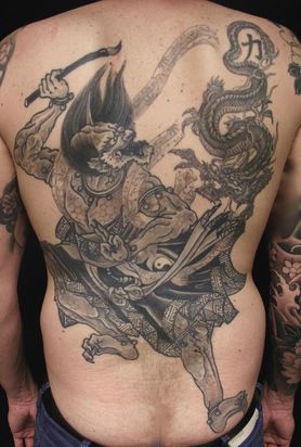 Checker Demon Tattoos