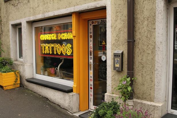 Checker Demon Tattoos