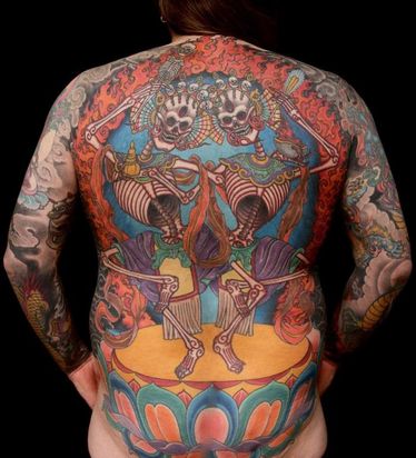 Checker Demon Tattoos