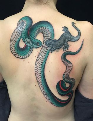 Checker Demon Tattoos