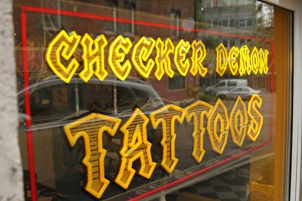 Checker Demon Tattoos