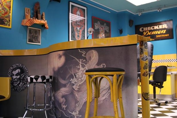 Checker Demon Tattoos