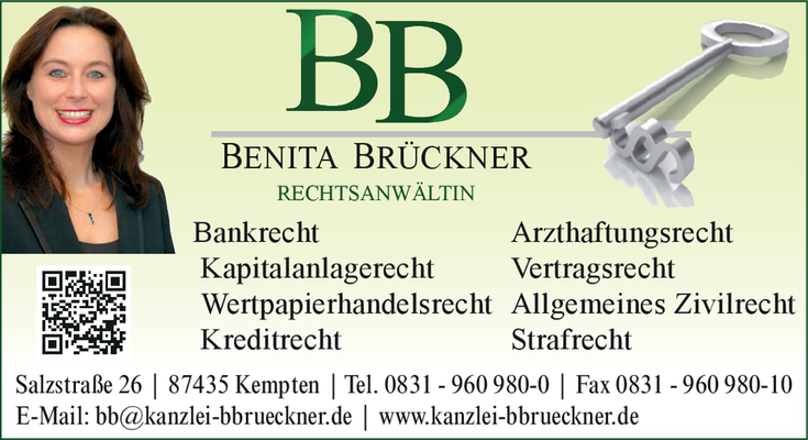 Rechtsanwältin Benita Brückner