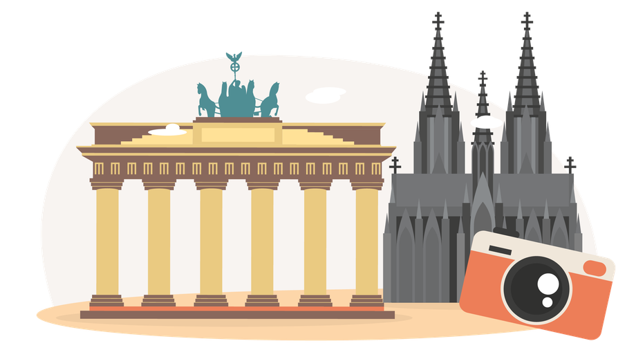 Illustration Top Sehesnwürdigkeiten