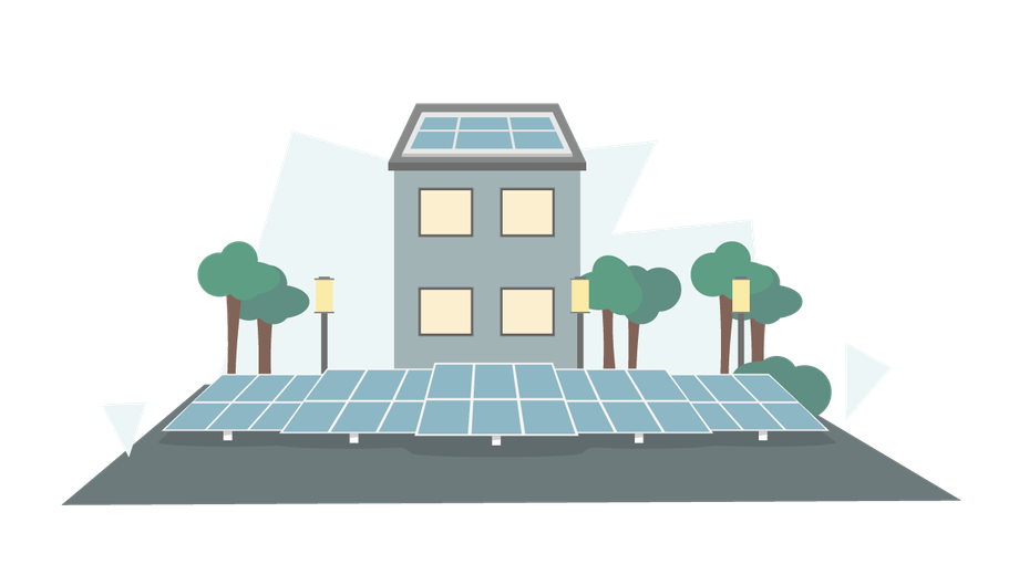 Illustration Photovoltaikanlage