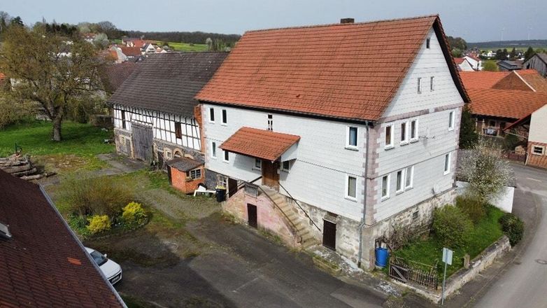 Blick auf den Hof