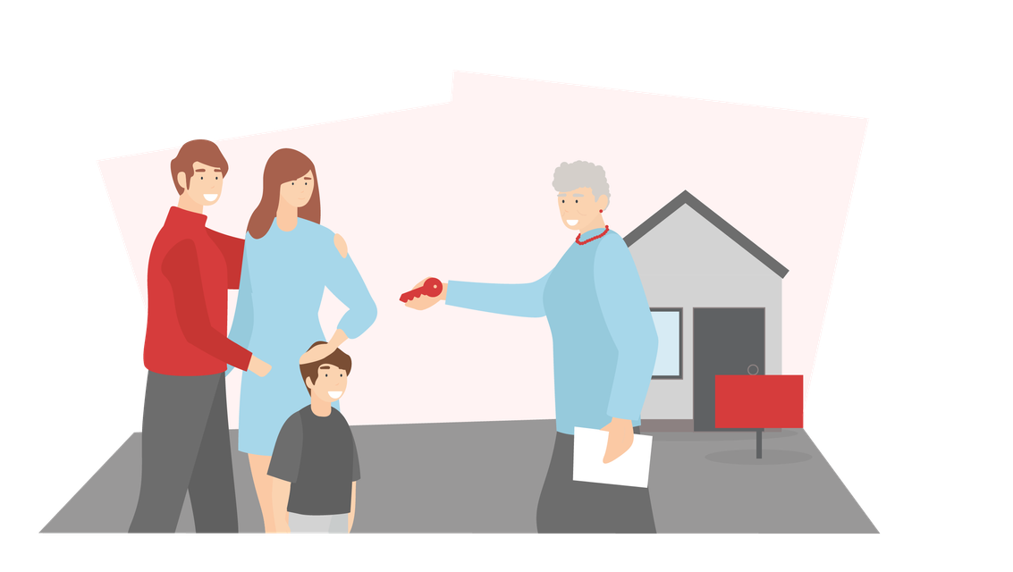 Illustration Hausverkauf
