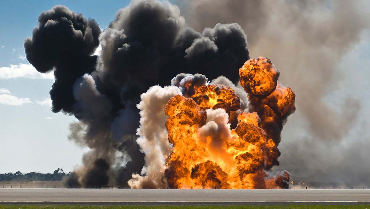 Explosion auf Campingplatz