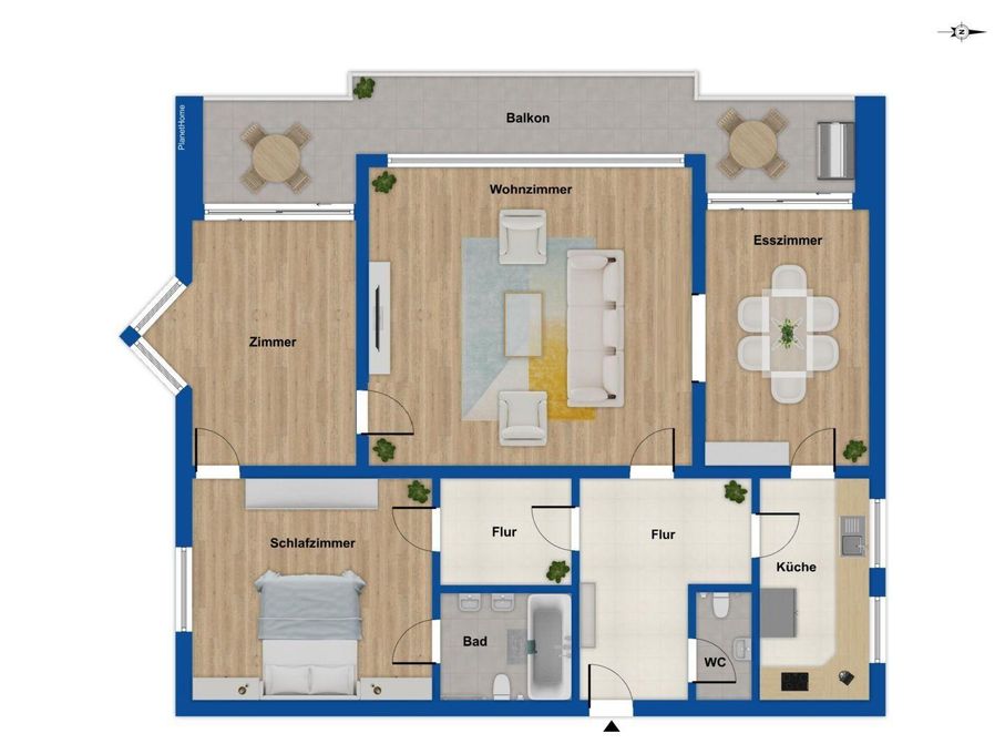 Grundriss 1. Obergeschoss
