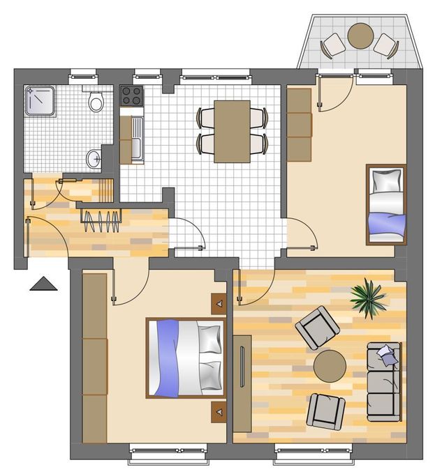 Platanenstraße 22 1R