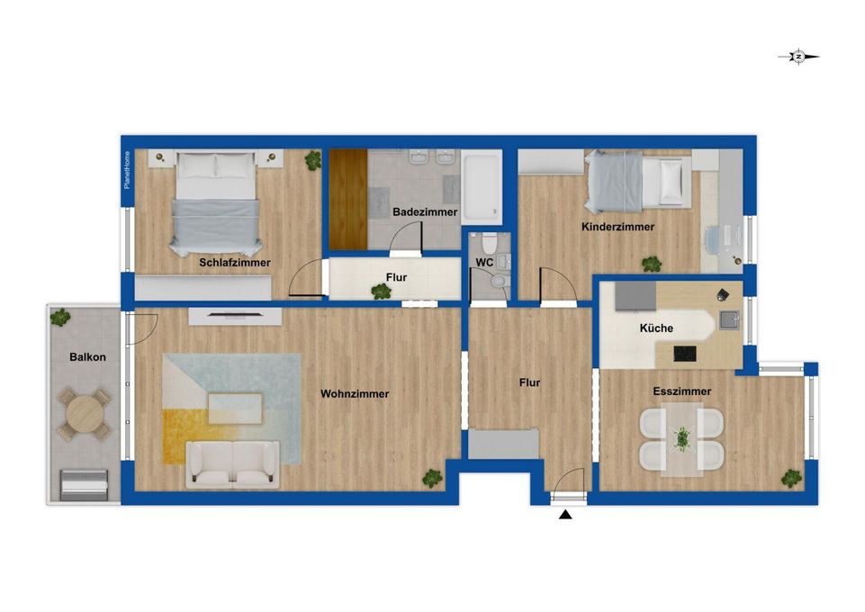 Grundriss 5. Obergeschoss