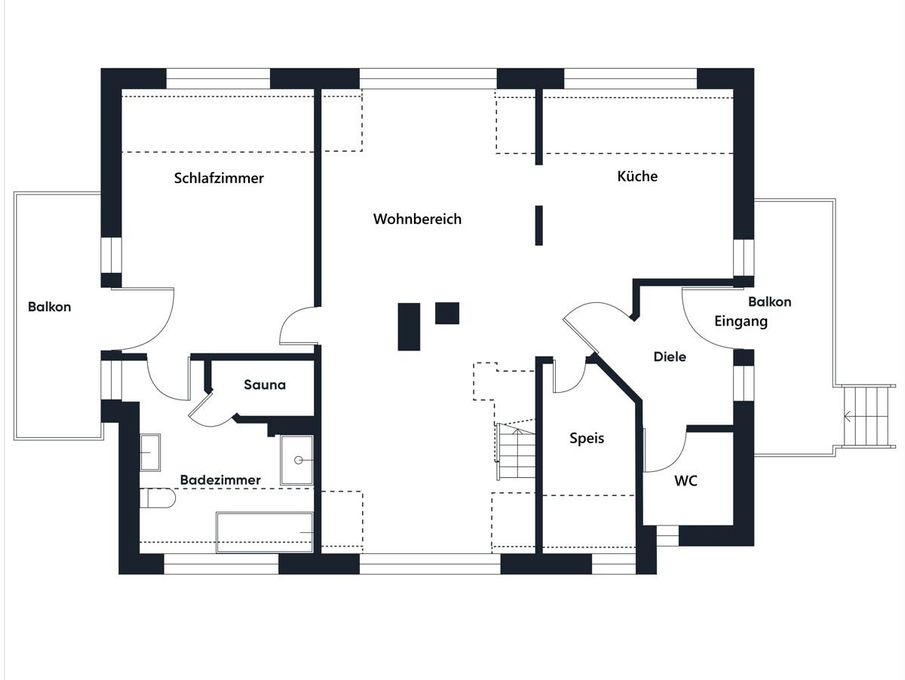 Grundriss Dachgeschoss