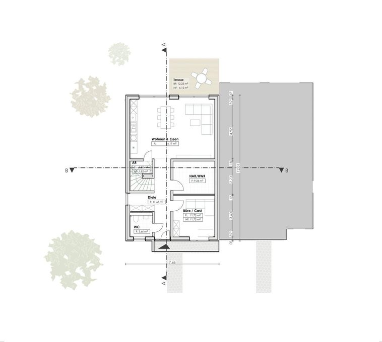 Grundriss EG - exemplarisch