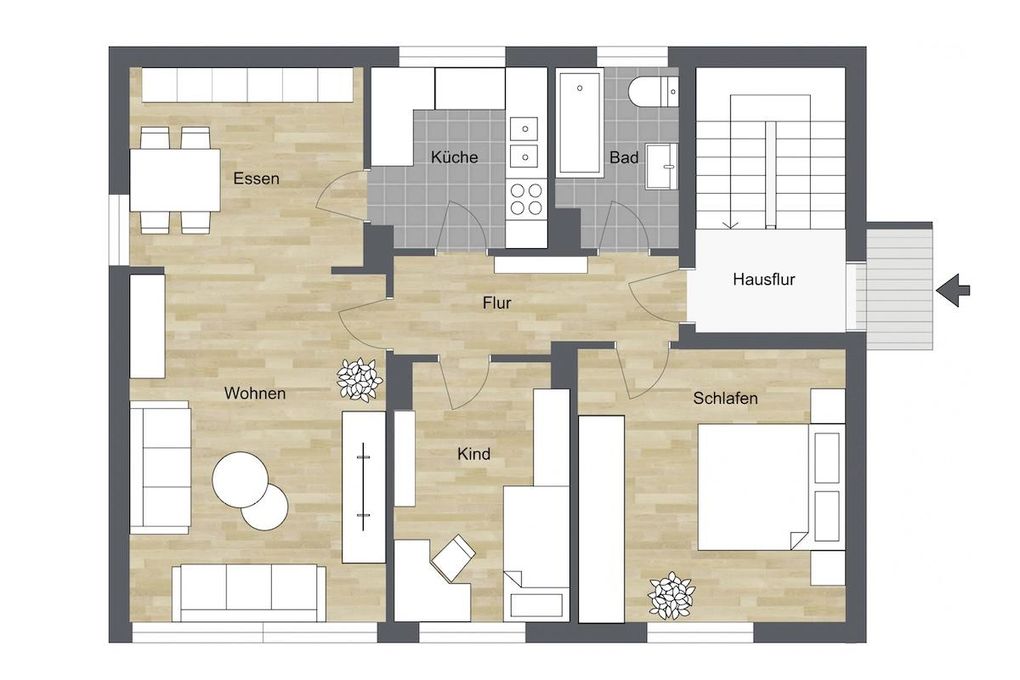 020 - Grundriss Erdgeschoss