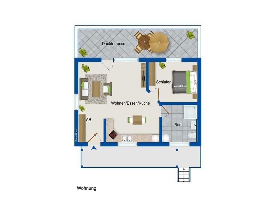 Grundriss Wohnung 5