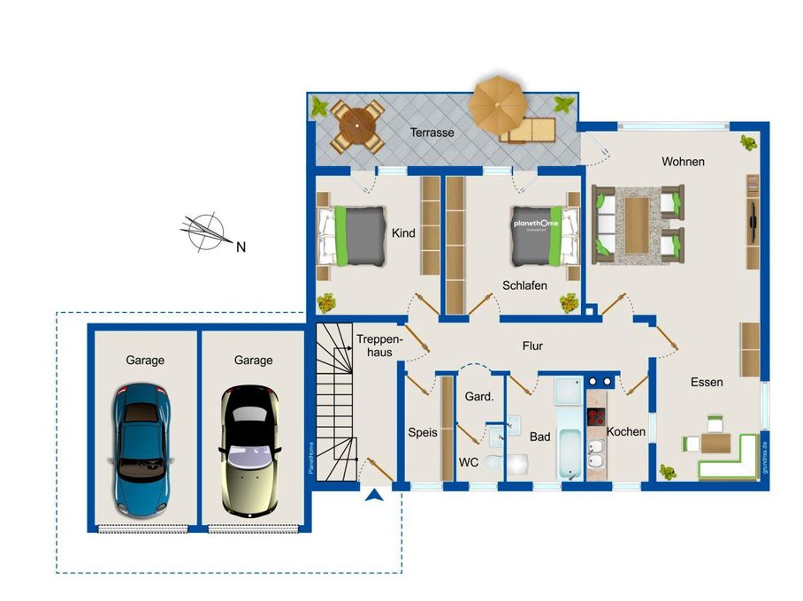 Grundriss Erdgeschoss
