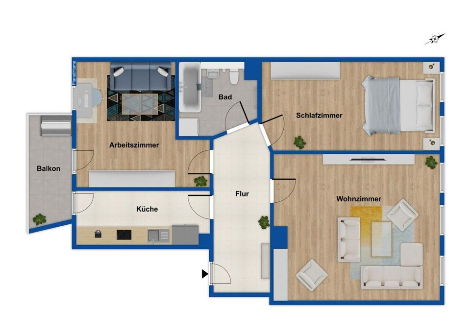 Grundriss - 2. Obergeschoss