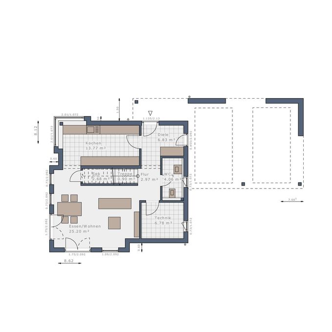 Grundriss Erdgeschoss