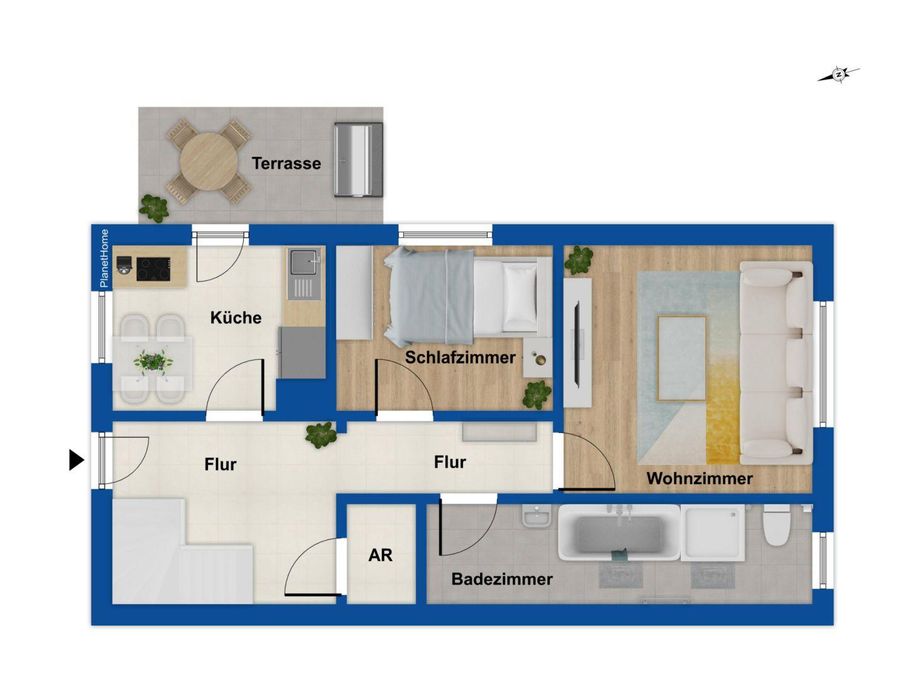 Grundriss Erdgeschoss