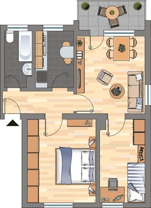 Grundriss (kein Balkon)