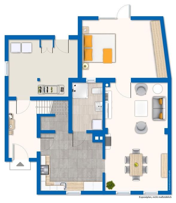 immoGrafik Grundriss Erdgeschoss