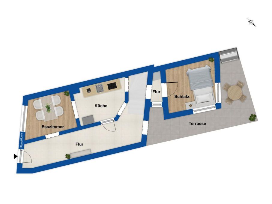 Grundriss - Erdgeschoss