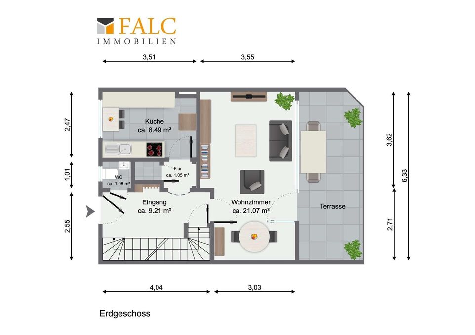 Grundriss Erdgeschoss