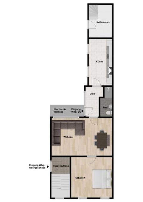 Erdgeschoss (Einliegerwohnung)