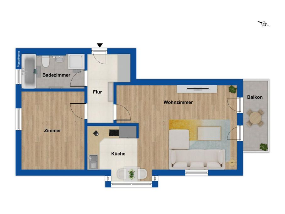 Grundriss 1. Obergeschoss