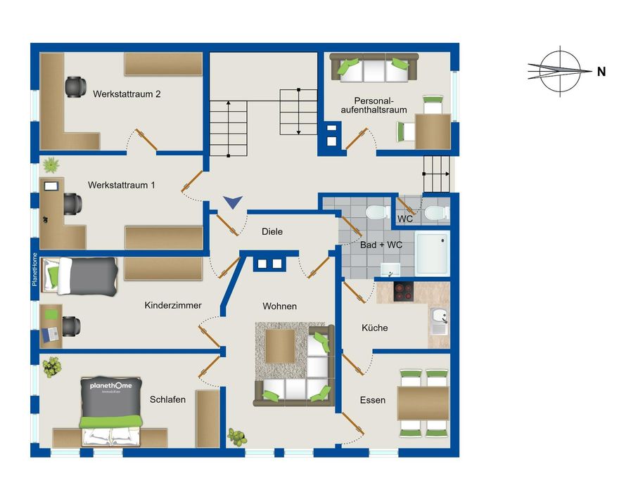 Grundriss Erdgeschoss
