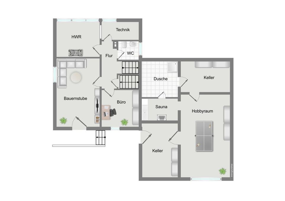 Souterrain u. Kellergeschoss