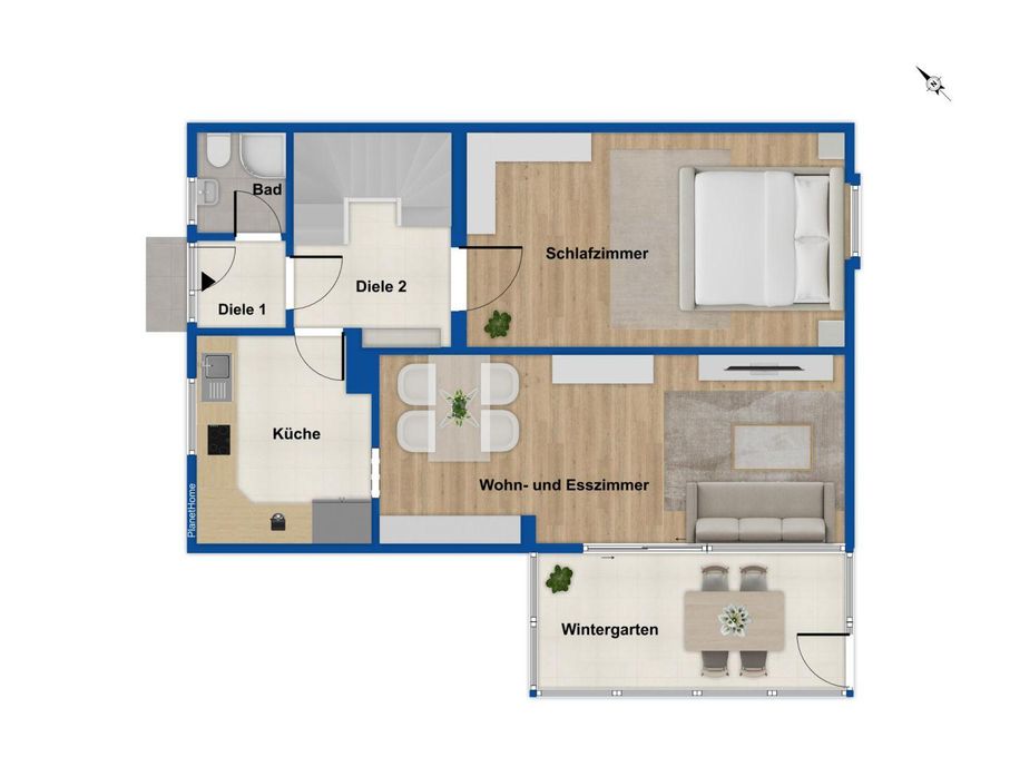 Grundriss Erdgeschoss