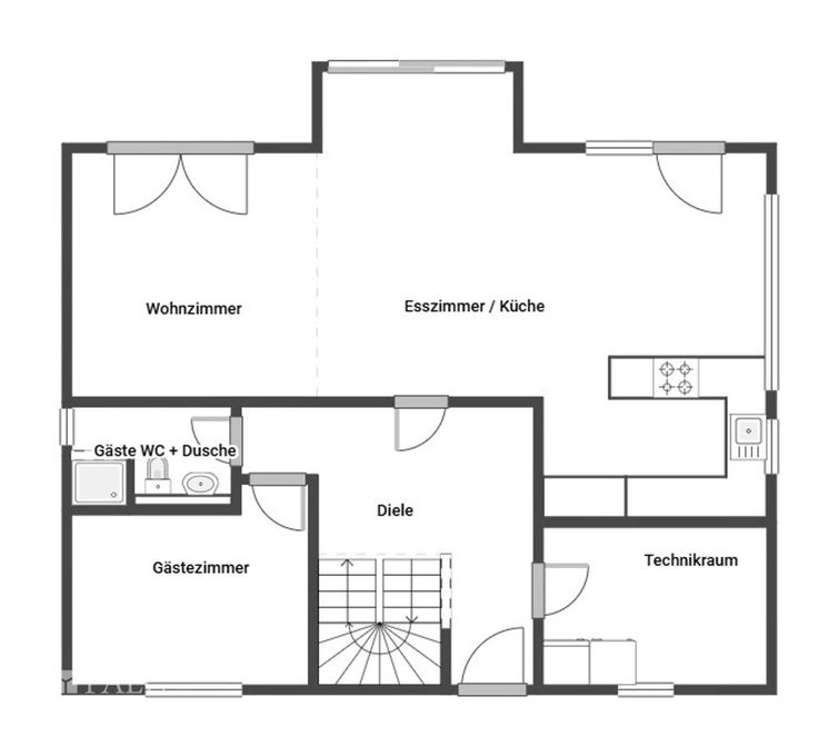 Grundriss EG
