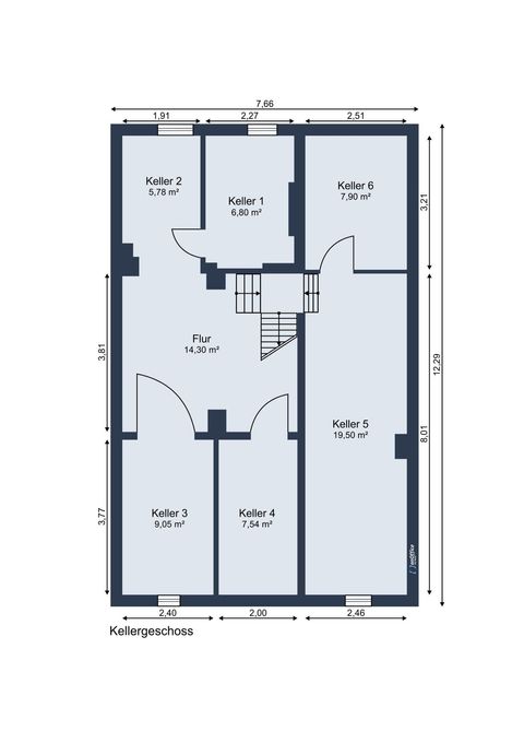Grundriss Kellergeschoss