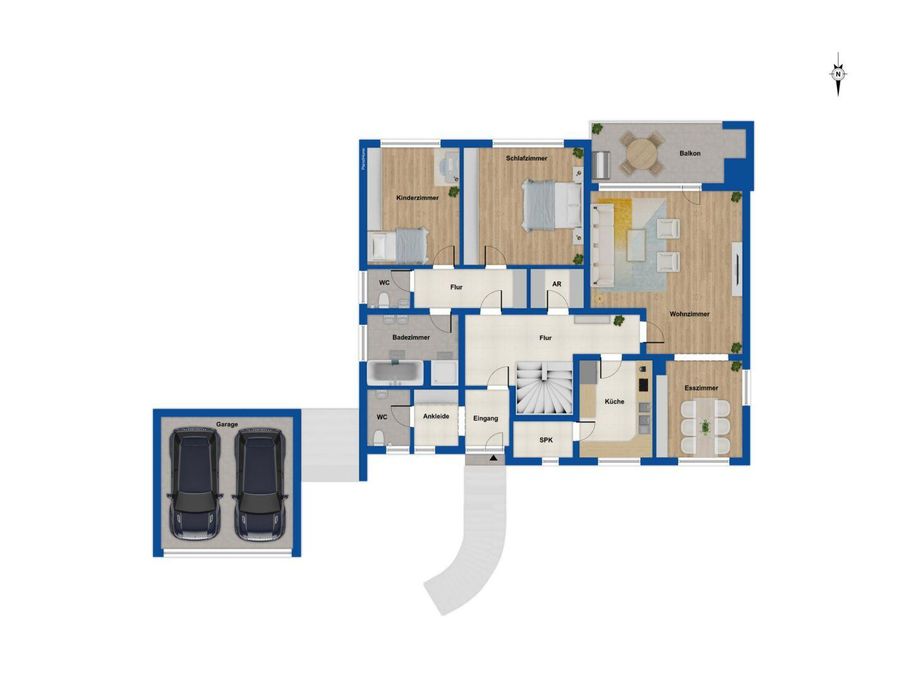 Grundriss - Erdgeschoss