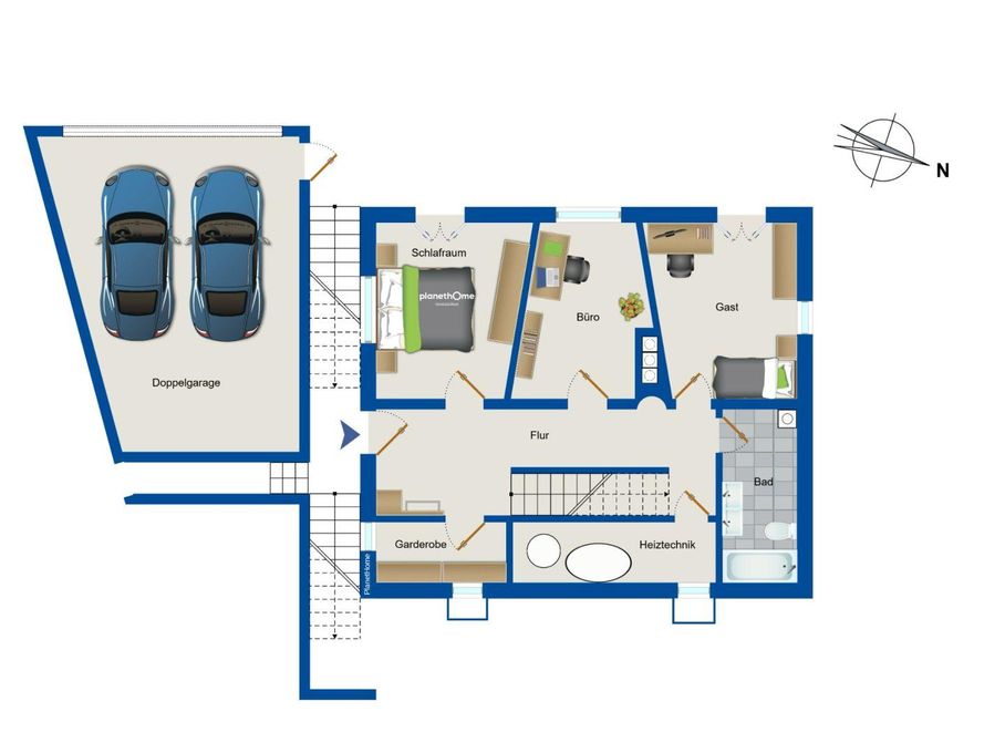 Grundriss Erdgeschoss