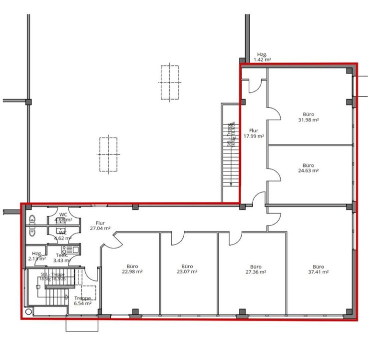 Grundriss 1. Obergeschoss
