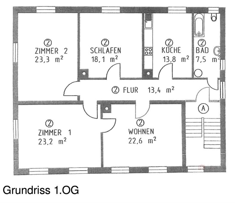 Grundriss Wohnung