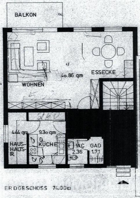 Grundriss Erdgeschoß