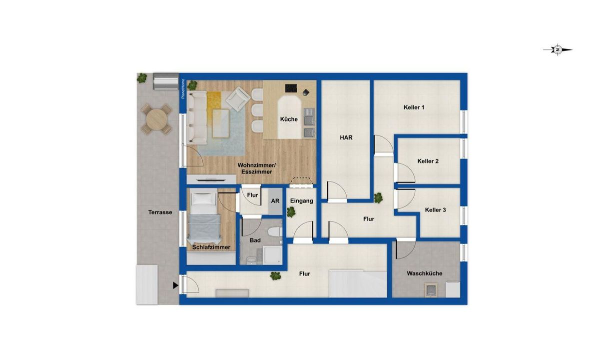 Grundriss - Erdgeschoss