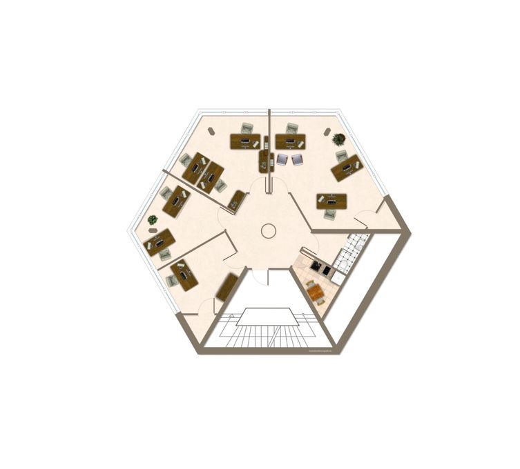 Grundriss Pavillion 1.&2.OG