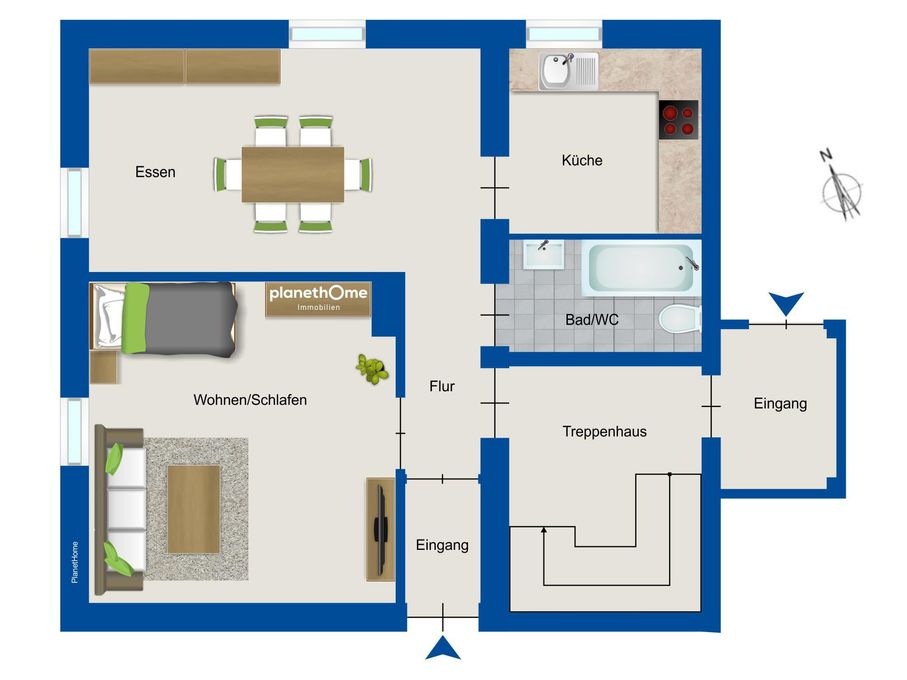 Grundriss Erdgeschoss