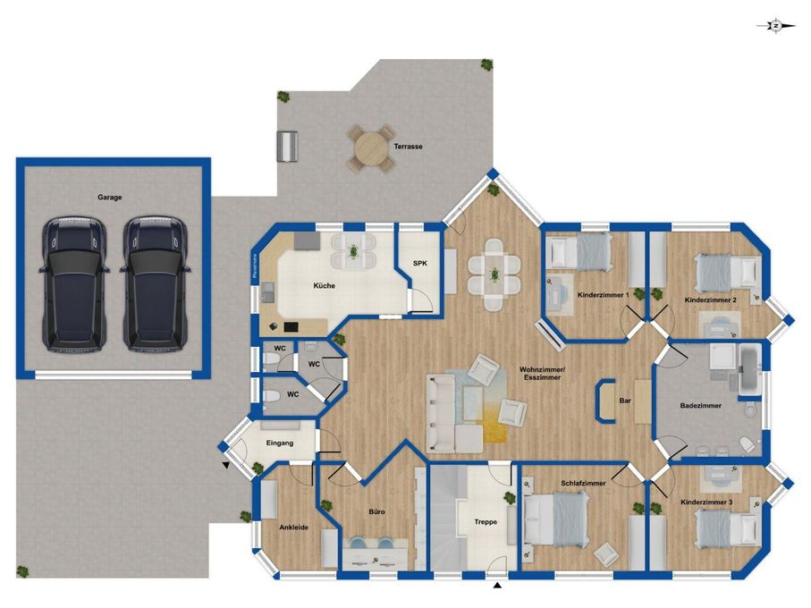 Grundriss - Erdgeschoss