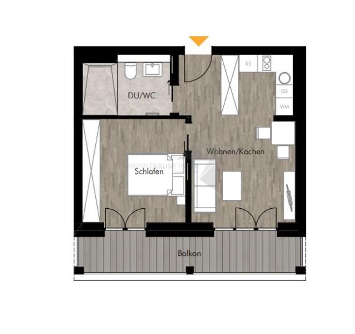 Grundriss WE 32