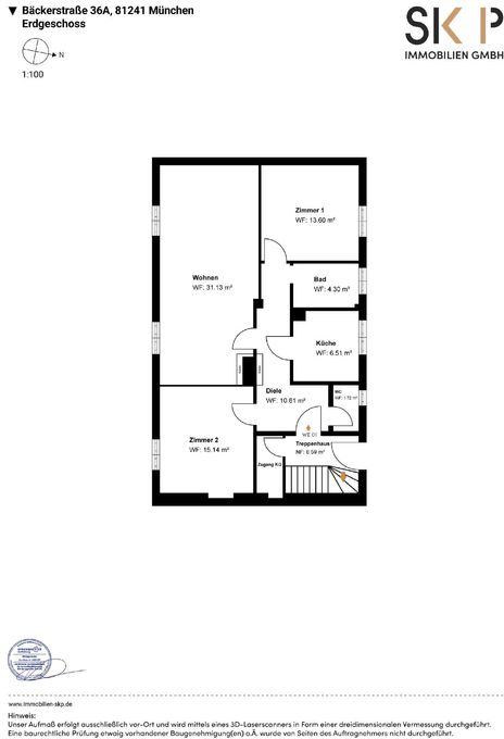 Grundriss Erdgeschoss