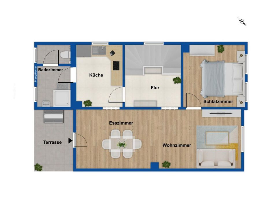 Grundrisse Erdgeschoss