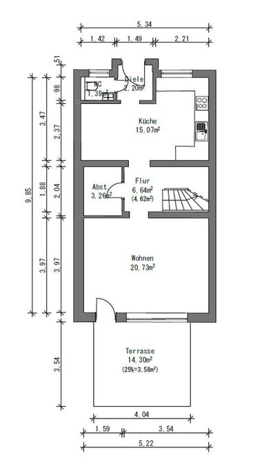 Grundriss Erdgeschoss