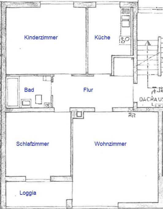 Grundriss Wohnung